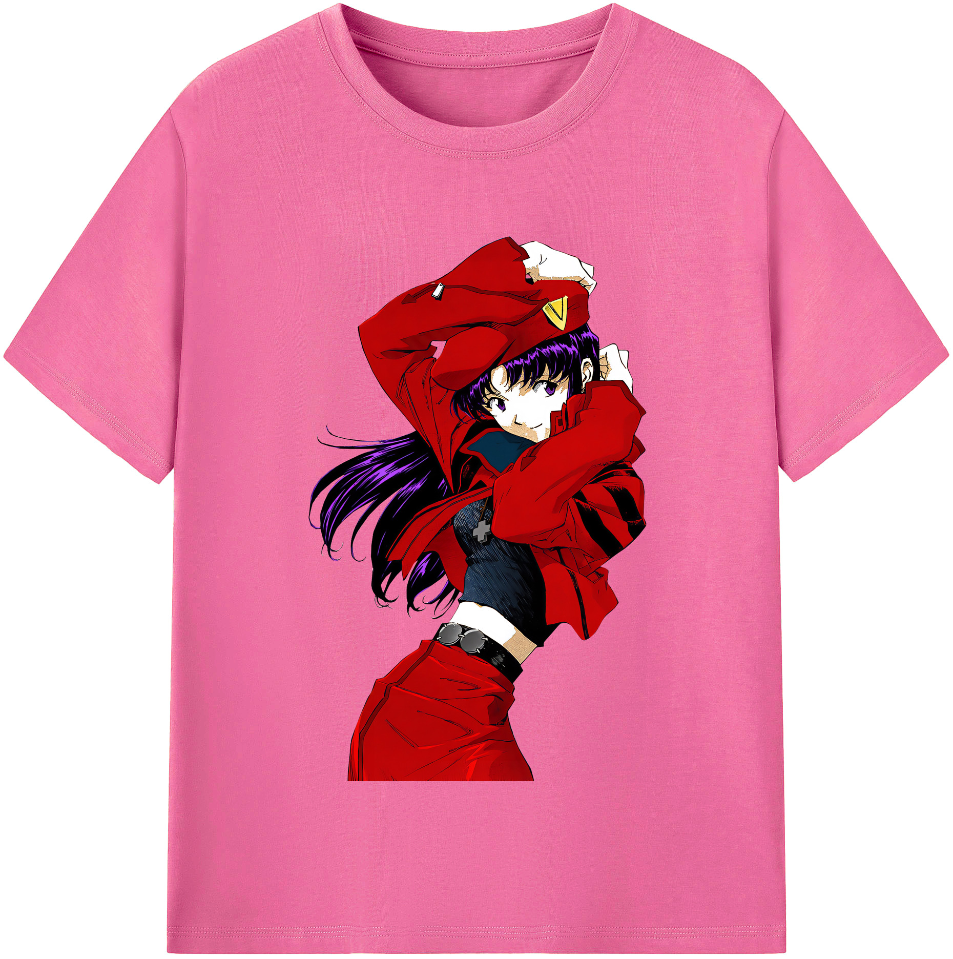（画像用） EVA 新世紀エヴァンゲリオン レディースカジュアルプリントTシャツ（綿100％）